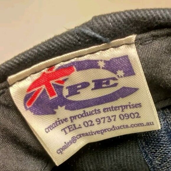 Australia Kangaroo Crossing Cap Hat Blue Soft Canvas Suede Brim Aussie Outback - Picture 11 of 13